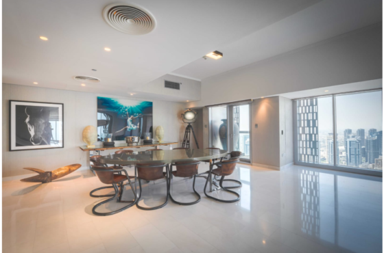 Cayan Tower Duplex 3BR Apartment | High Floor | Panoramic Views